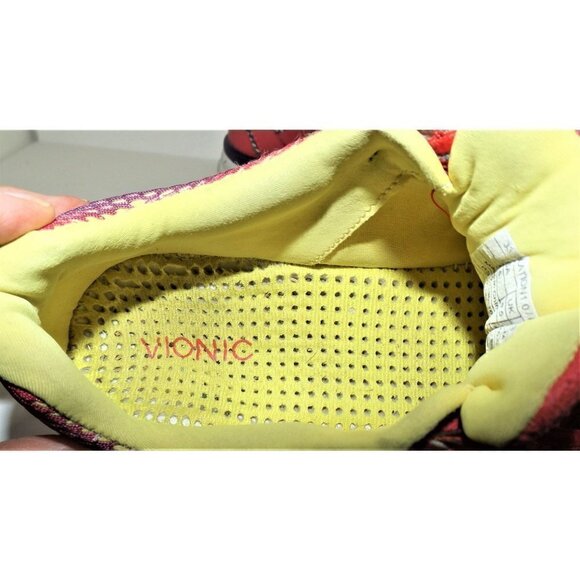 Vionic 335 Elation 1.0 women's 8.5 red low top laced sneakers - Picture 8 of 9